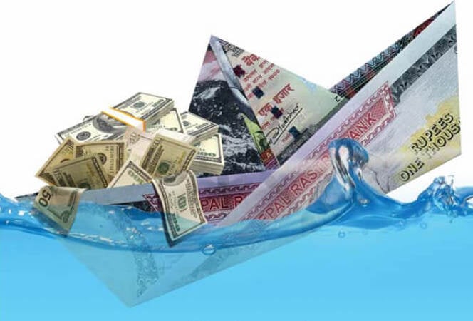 नेपालमा दुई आर्थिक वर्षको बजेट बराबरको विदेशी मुद्रा स्टक !